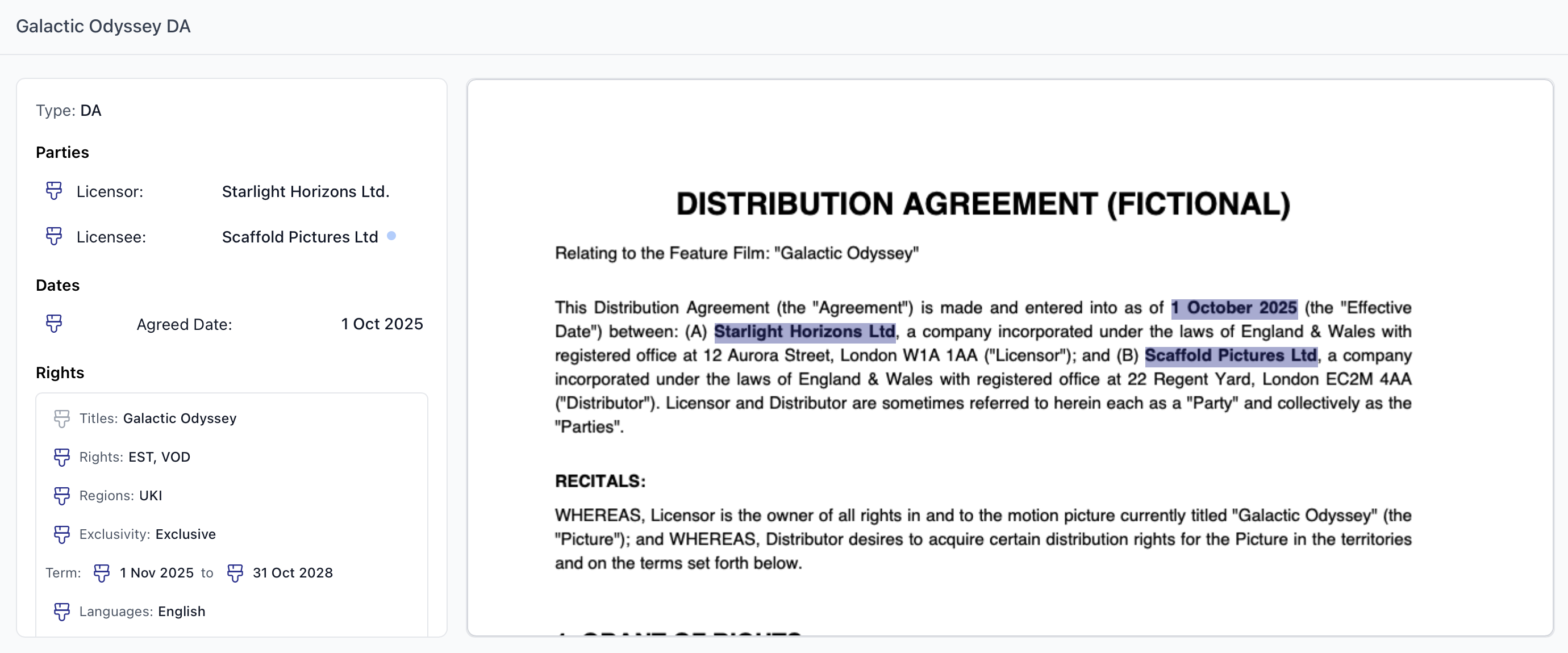 Beyond Routine legal and finance screen